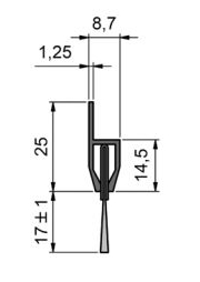 Антистатические полосовые щетки