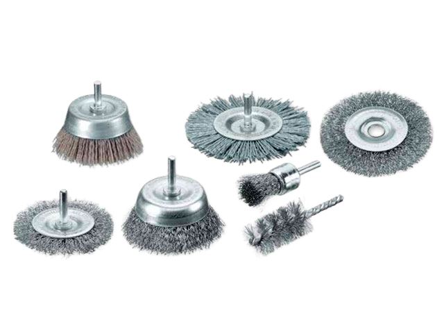 Щетки «Сделай сам» с хвостовиком: насадки для дрелей и гравера