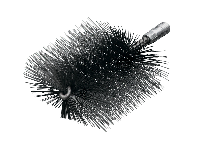 Щетка для котлов с наружной резьбой IBG с прямой стальной проволокой диаметр 50/30 мм