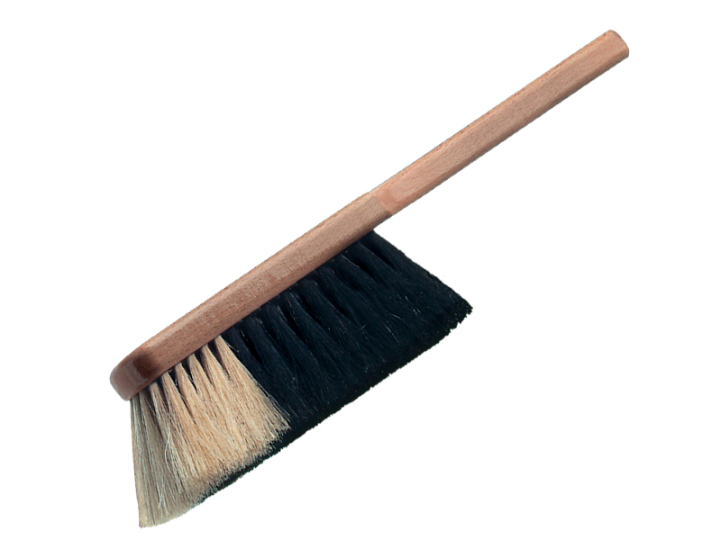 Щетка ручная сметка с ворсом из конского волоса ширина 165 мм корпус лакированный