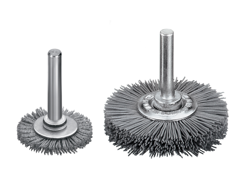 Щетка цилиндрическая с хвостовиком 6 мм волокно с карбидом кремния диаметр 60 мм длина 14 мм ворс SIC 180/1.0