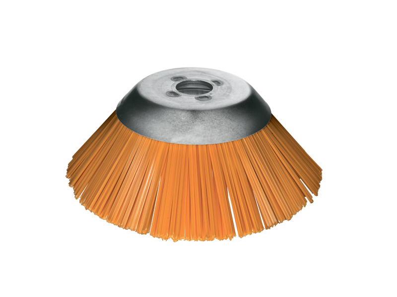 Щетка коническая для триммеров со волокном из полиэстера PBT диаметр 230 мм длина 70 мм