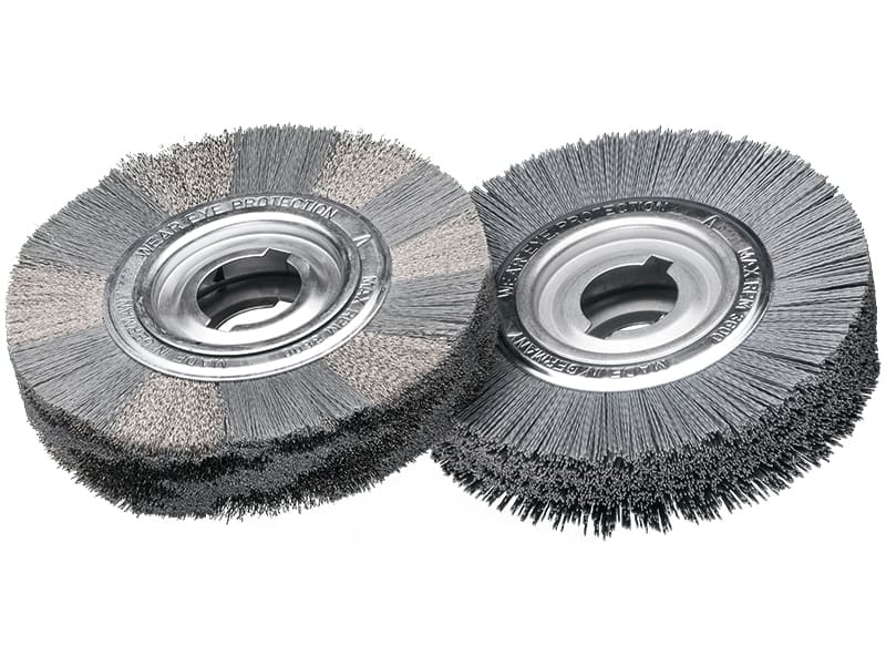 Щетка для удаления заусенцев, волокно с карбидом кремния диаметр 250 мм длина 50 мм ворс SIC 120/1.1