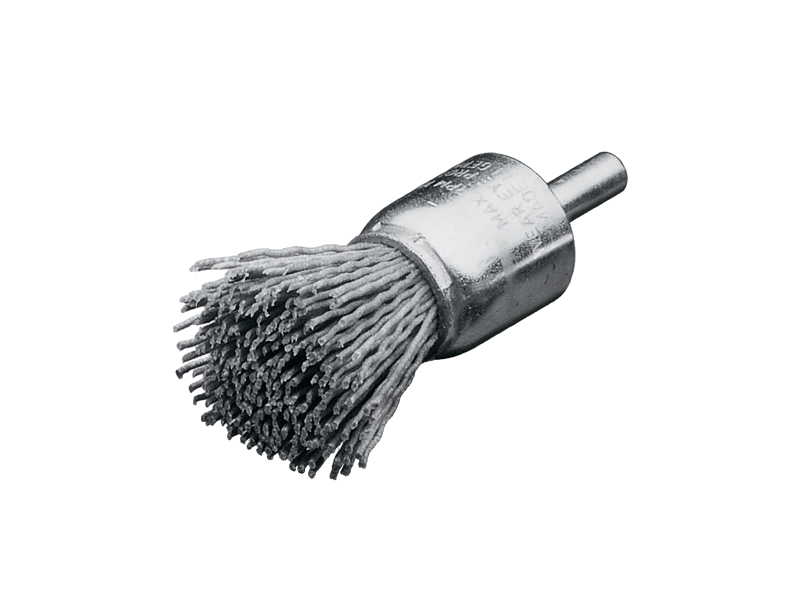 Щетка концевая с хвостовиком 6 мм волокно с карбидом кремния диаметр 17 мм длина 22 мм ворс SIC 120/1.1