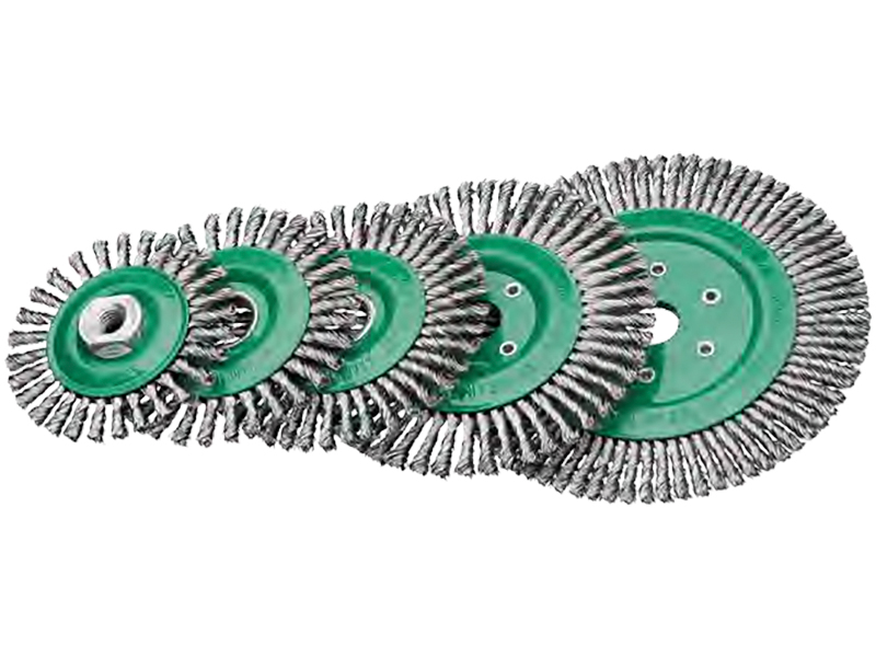 Щётка для сварщиков, стальная нержавеющая проволока диаметр 115 мм ширина 6 мм W 5/8 x 11 NC