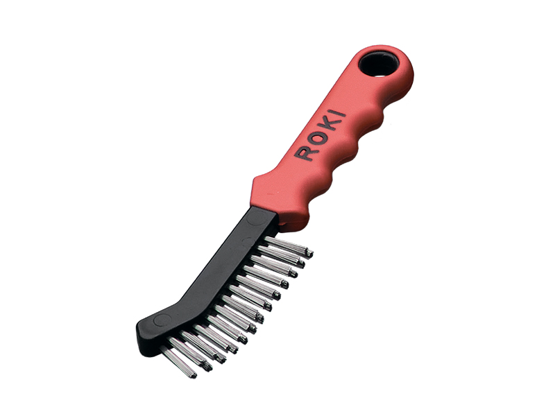 Щетка ручная специальная ROKI с прямой стальной проволокой длина 22 мм ворс 0,35 мм