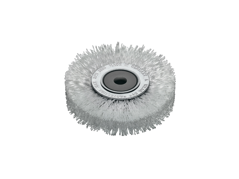 Щетка для ленточных пил, полиамид, гофрированный диаметр 100 мм длина 23 мм ворс 0,80 мм